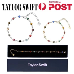 Taylor Swift Bracelet Bejeweled Eras Tour Midnight Colorful Jewelry Fans Gift AU - Picture 1 of 13