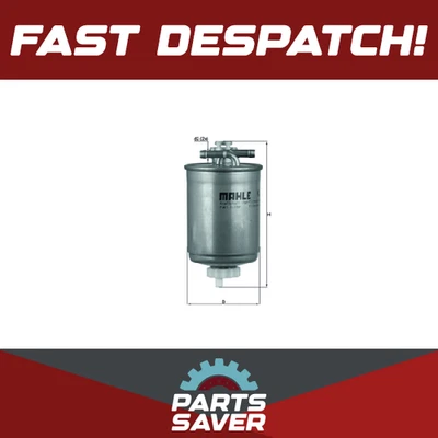 Filtro de combustible compatible con SEAT CORDOBA 6K 1.9D 96 a 02 Mahle 6K0127401G 6K0127401H Nuevo Foto 1 de 4