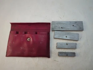 STARRETT ADJUSTABLE PARALLEL SET NO S154SZ - 4 pc - Picture 1 of 6