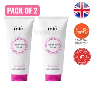 2x Mama Mio Tummy Rub Scrub 180ml - Exfoliates & Nourishes Skin, Pregnancy Safe - Picture 1 of 4