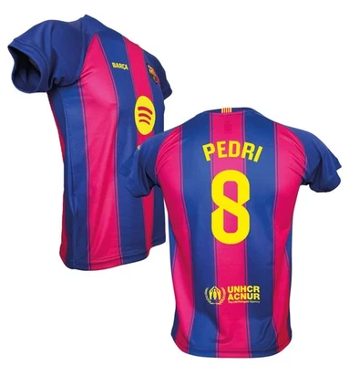 Maglia Pedri 8 Barcellona Ufficiale Prodotto qualità Top Ufficiale 2025 2026 - Immagine 1 di 3