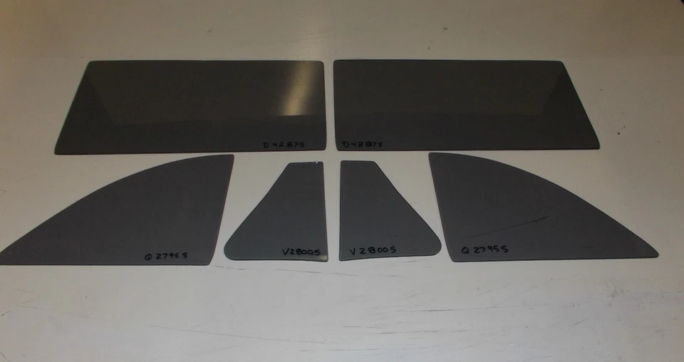 1949 - 1952 Pontiac купе кабриолет Chieftain стекла вентиляционной двери четверть комплект серый - Изображение 1 из 1