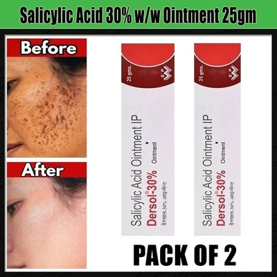 Salicylic Acid 30% w/w Ointment 25gm - PACK OF 2 - Image 1 of 4