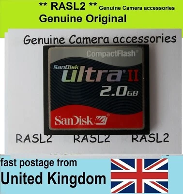 2 GB CF Compact Flash Memory Card For Digital Camera Canon EOS Nikon D70,Olympus - Image 1 of 4