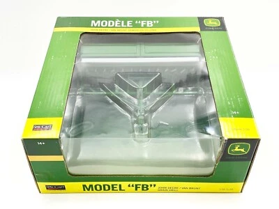 1/16  John Deere Model FB Van Brunt Grain Drill Silver Box Green Lid - Image 1 of 3