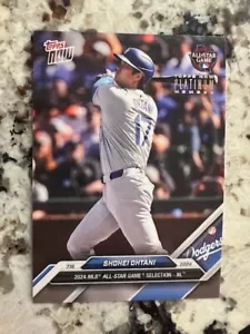 2024 TOPPS NOW PLATIN ALL STAR SPIELKARTE LOS ANGELES DODGERS SHOHEI OHTANI - Bild 1 von 1