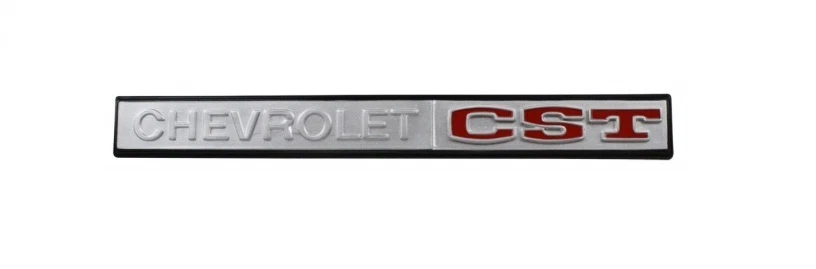 1969-70 Chevy Truck Glove Box Door Emblem "CHEVROLET CST" Trim Parts! - Image 1 of 1