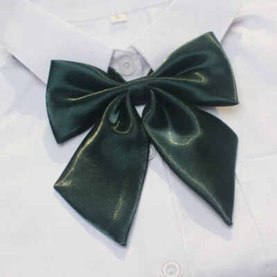 Corbata de moño uniforme JK para niñas escolares colores puros Lolita Cosplayɞ Foto 1 de 4