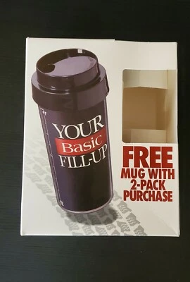 基本款香烟黑色旅行杯广告宣传 — 第 1/3 张图片