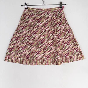 Royal Robbins Skirt Womens Sz 2 Purple Green Geometric A Line Cotton Lightweight - Picture 1 of 8