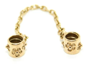 Cadena de seguridad con flores de oro amarillo de 14 K PANDORA 750312-05 - Imagen 1 de 6