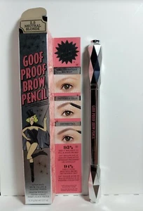 Benefit Goof Proof Waterproof Easy Shape & Fill Eyebrow Pen 4.5 Neutral Deep Brn - Picture 1 of 6