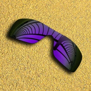 Polarized Lenses Replacement for-OAKLEY Batwolf OO9101 - Solid Purple Mirror - Picture 1 of 5