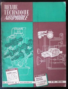 ANCIENNE REVUE TECHNIQUE AUTOMOBILE N° 194 de 1962  SAVIEM ex RENAULT MOTEUR 572 - Foto 1 di 1