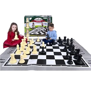 Riese Schachbrett 180x160cm + Beutel 26cm Startseite Garten Außenleuchte Gigant - Bild 1 von 7