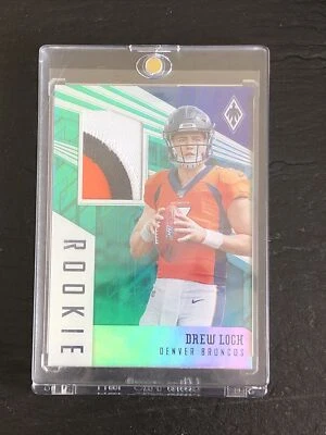 2019 Drew Lock Phoenix Rookie Patch Green 9/10 Rc - Image 1 of 2