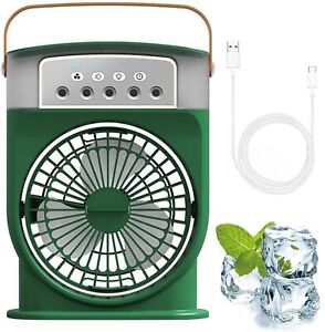 Aqua Freeze Portable Air Cooler Fan Conditioner 3 Wind Speed & 7 Color LED Light