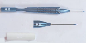 TITANIUM VR-SICSSOR STRAIGHT VITREOUS SICSSOR 20 GAUGE SHARP TIP  (2 PIECE) - Picture 1 of 1