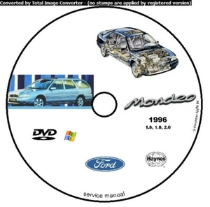 FORD MONDEO MY 1996 1.6 - 1.8 - 2.0 WORKSHOP MANUAL SERVICE CD DVD SOFTWARE - Foto 1 di 5