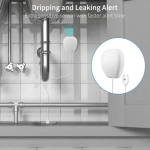 HILABEE Smart Water Leak Alarm Water Overflow Flood Sensor APP Control Home - Picture 1 of 12
