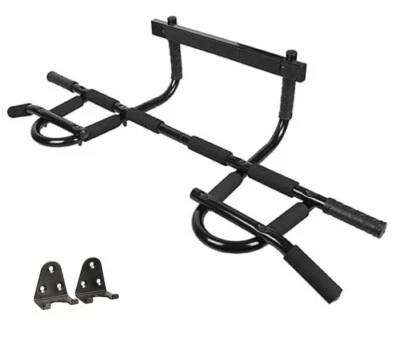 X Factor Door Chin-Up Pull-Up Bar Doorway Gym Exercise Body Training w 2 Bracket - Image 1 of 2