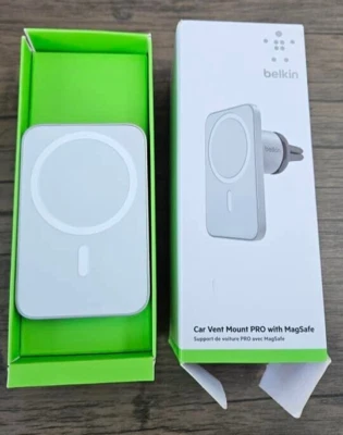 Car Vent Mount PRO w/MagSafe Belkin  for iPhone 12,13,14 Pro,ProMax,Mini C4 - Image 1 of 2