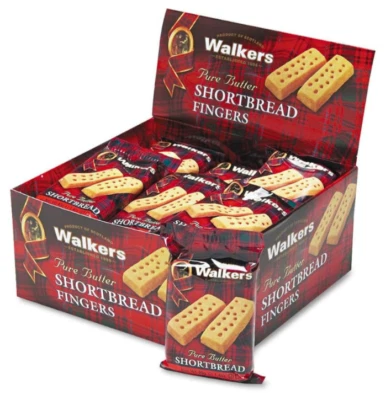 Walkers cookies Shortbread 2 Fingers Per Packet Short Bread - 24 Packets (1 Box) - Image 1 of 2