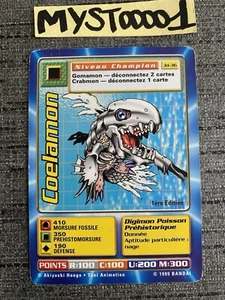 Carte Digimon Coelamon Jd-36 1ere Édition Francais Bandai 1999 Occasion - Picture 1 of 4