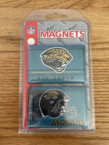 NFL Official Magnets Set of 2 AFC South Jaguars Jacksonville Cover