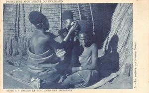 SWAZILAND Eswatini - The hairstyle of Swazi women - Publ. Apostolic Prefecture o - Picture 1 of 2