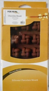 FOX RUN Criss-Cross Silicone Chocolate Mould - Picture 1 of 4