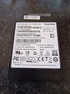 SanDisk SSD X300 SATA 2,5" ,256GB - Picture 1 of 2