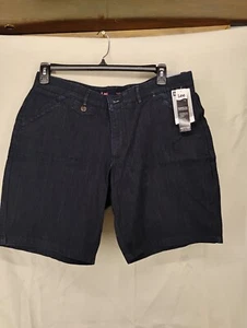 Kohl's Lee Total Freedom 16 Petite Dark Blue Women Jean Shorts - Picture 1 of 6