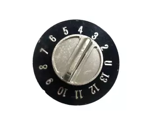RETRO TV TELEVISION SELECTOR KNOB - VINTAGE - NUMBERS - GREAT SHAPE - Picture 1 of 15