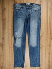 Blacksmith & Co by Mango Slim Stretch Blue Jeans Size EUR 44 Distressed US 34