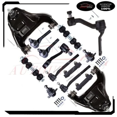 For CHEVROLET Blazer/S10 GMC Sonoma Front Ball joints Control Arms Tie Rod 14Pcs - Image 1 of 4