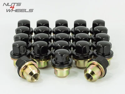 23 x Black OEM Style Wheel Nuts Fits Range Rover Classic 1986 - 1994 RRD500560 - Image 1 of 2