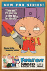 1999 Family Guy Series annonce/affiche imprimée Stewie Griffin promotion pop art