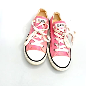 Zapatillas bajas Converse All-Star rosa Chuck Taylor OX niñas talla 2 3J238 - Imagen 1 de 12