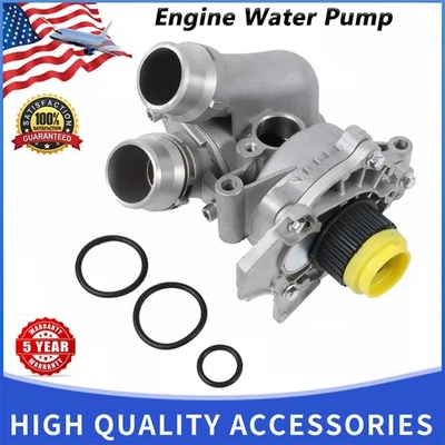 Aluminum Water Pump Fit For 2008-2016 Audi A3 A4 A5 VW CC TT Tiguan 2.0T NEW - Image 1 of 4