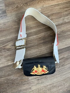 HAUSHALT KAVALLERIE HAFTBEFEHL OFFIZIERE KREUZ GÜRTEL UND TASCHE BRITISCHE ARMEE - Bild 1 von 6