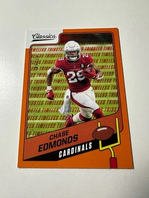 2021 Panini Classics Chase Edmonds #77 Timeless Tributes Orange /10 SP - Image 1 of 2