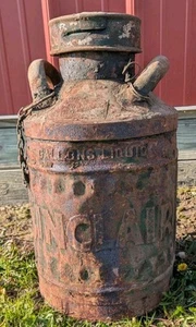Sinclair 5 Gallon Gas Can 1920's Green Gas Oil Vintage - Picture 1 of 17