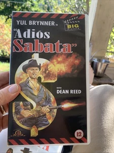 ADIÓS SABATA (UK VHS) Classic 60s Spaghetti Western, Yul Brynner; English Dubbed - Bild 1 von 7
