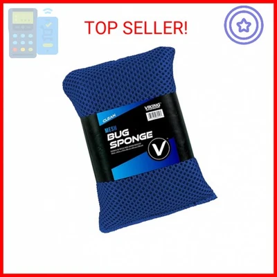 VIKING Esponja de Malla para Insectos, Esponja de Lavado de Automóviles para Limpieza de Insectos y Alquitrán, Los Colores Varían,  Foto 1 de 2