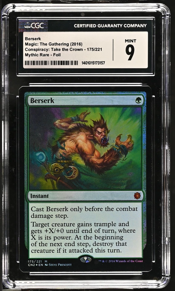 BERSERK Conspiracy - Take the Crown Foil Mythic CGC 9 MTG [Nostalgium] - Image 1 of 2