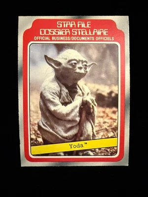 1980 OPC Star Wars Empire Strikes Back Series 1 #9 YODA Rookie Ex/Ex+ - Image 1 of 2