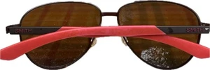 Occhiali da sole Smith Optics Salute Aviator montature in metallo con lenti polarizzate stock ** - Foto 1 di 6