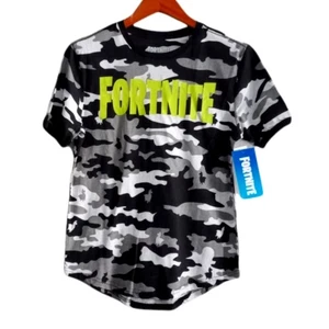 NUEVA Camisa Niños Fortnite Camuflaje Manga Corta - Imagen 1 de 5