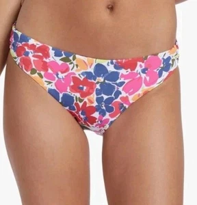 Roxy Damen Bedruckte Beach Classics Hipster Bikinihose Größe M Rosa Blumenmuster - Bild 1 von 4